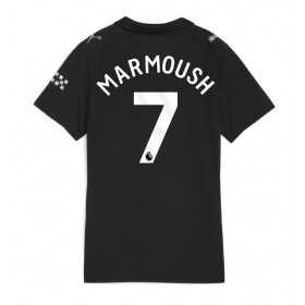 Manchester City Omar Marmoush #7 Borta Kläder Dam 2025-26 Kortärmad